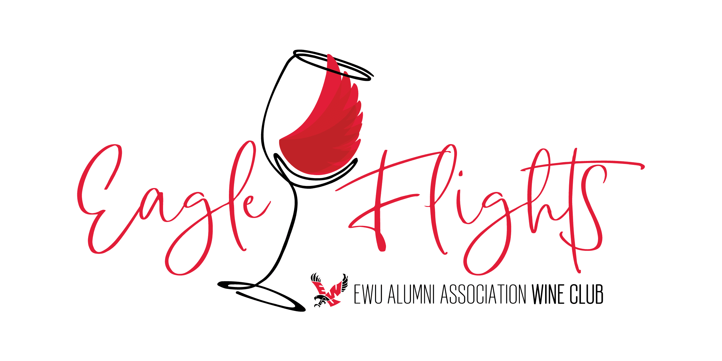 EWU Eagles Flight Wine Club logo